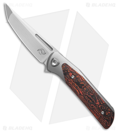 Liong Mah Design Warrior 3 Frame Lock Knife Mars Valley CF (3.5" Satin)