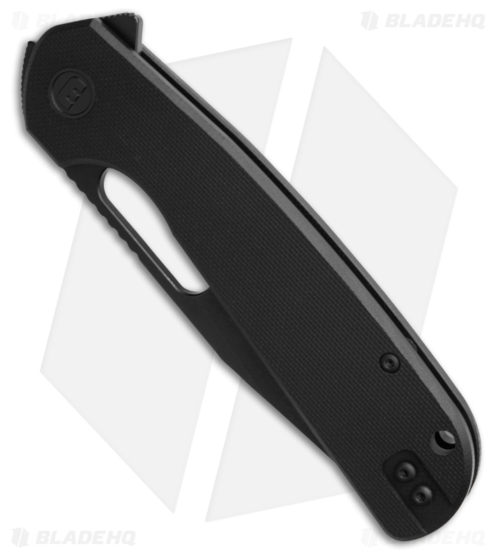 Liong Mah Eutektik Trinity Liner Lock Knife Black G-10 (3.6" Black 14C28N)