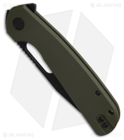 Liong Mah Eutektik Trinity Liner Lock Knife OD Green G-10 (3.6" Black 14C28N)
