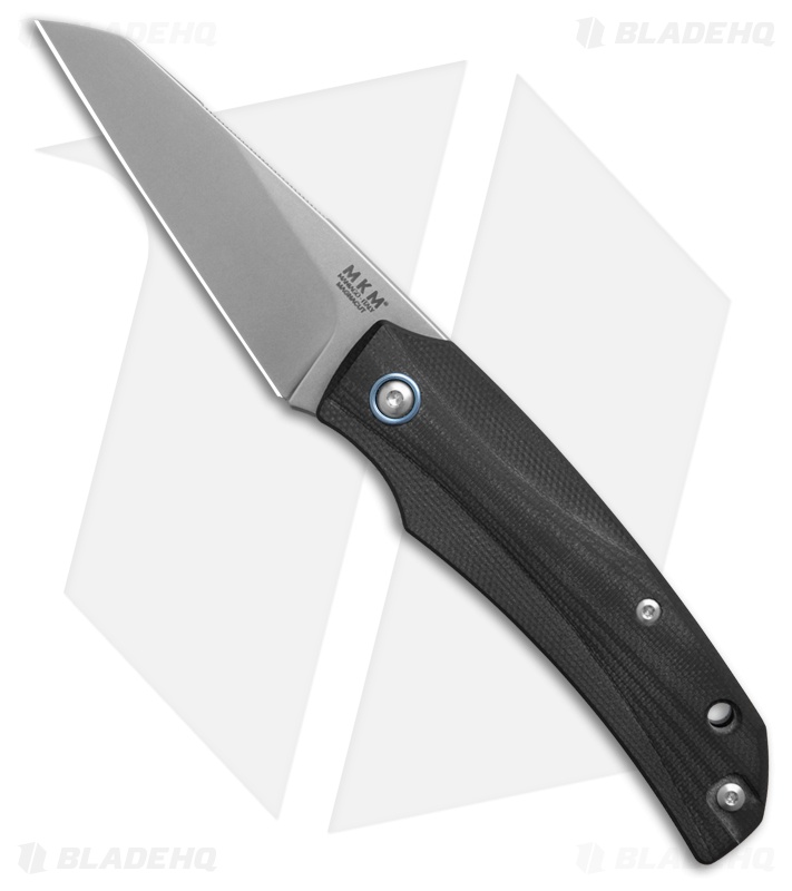 MKM Ice MagnaCut Liner Lock Knife Black G-10 (2.6" Stonewash)