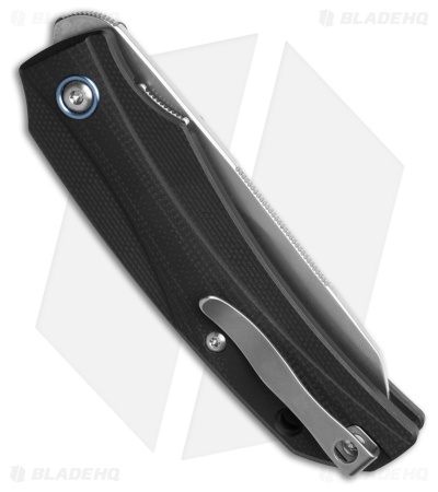 MKM Ice MagnaCut Liner Lock Knife Black G-10 (2.6" Stonewash)