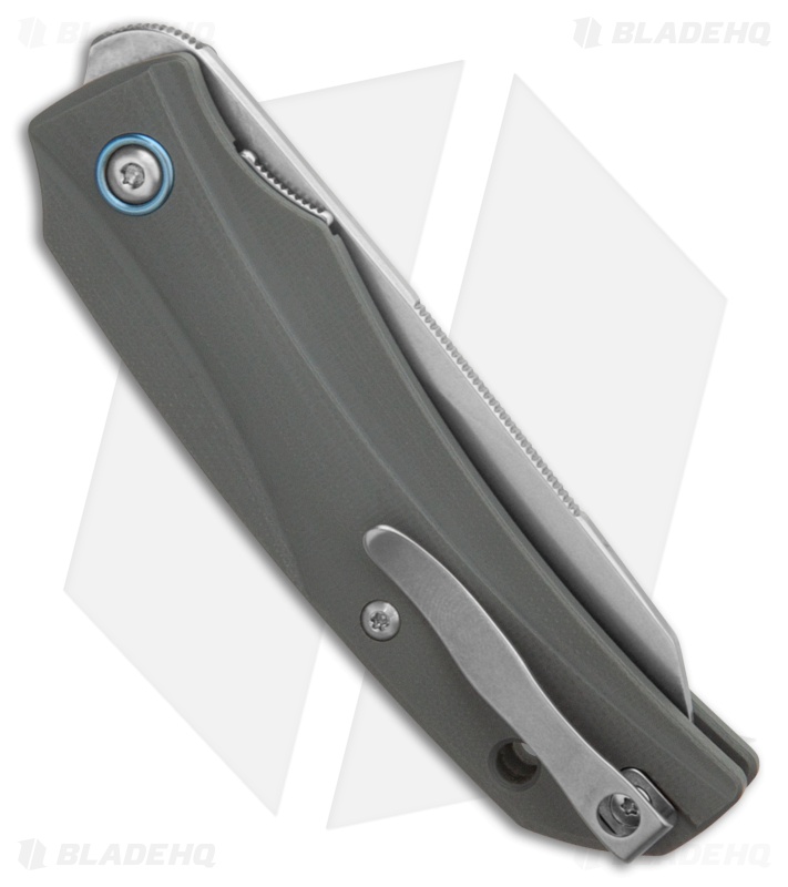 MKM Ice MagnaCut Liner Lock Knife Gray G-10 (2.6" Stonewash)