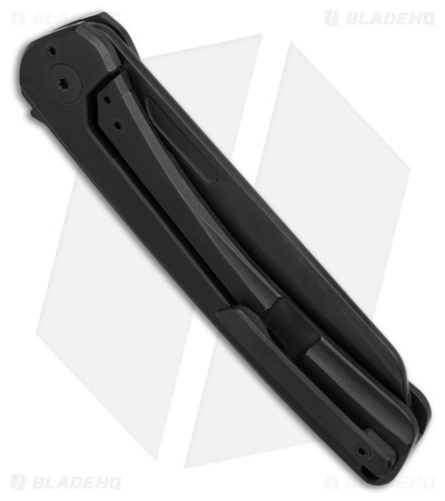 MKM ROAR Black Titanium Frame Lock Knife (3.15" Dark SW)