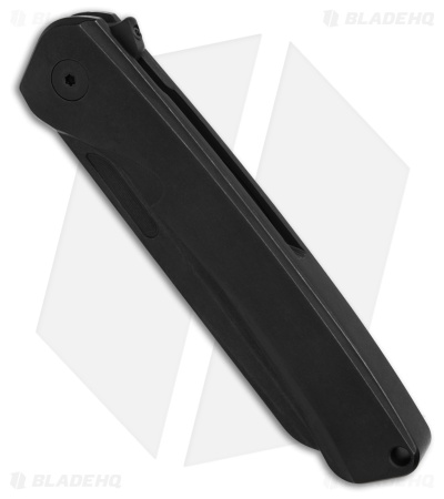 MKM ROAR Black Titanium Frame Lock Knife (3.15" Dark SW)