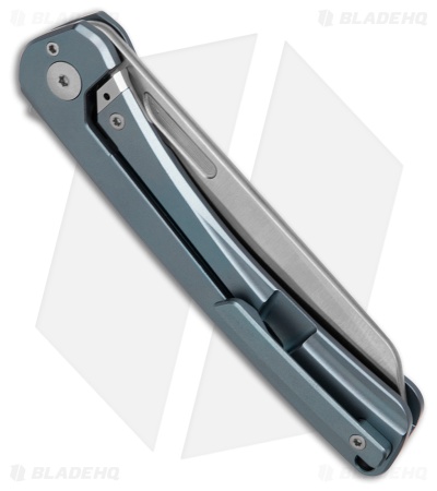 MKM ROAR Blue Titanium Frame Lock Knife (3.15" Satin)