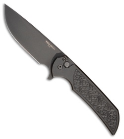 Pro-Tech Malibu | MagnaCut Button Lock Knife Black Aluminum