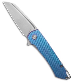 MachineWise Mojave Flipper Knife Midnight Fade Grenade Ti (3.50" SW S90V)