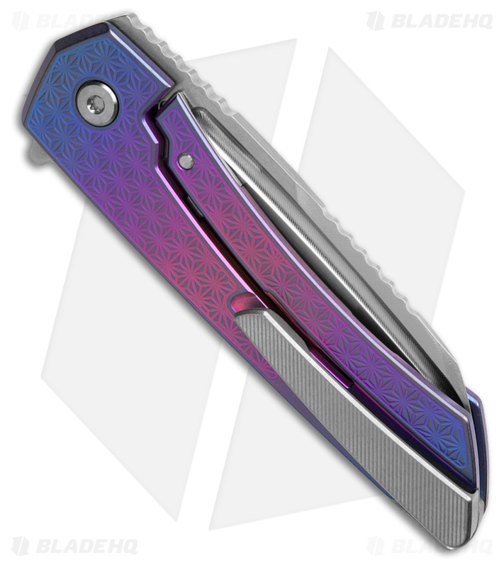 MachineWise Mojave Flipper Knife Midnight Fade Stars Ti (3.50" SW S90V)