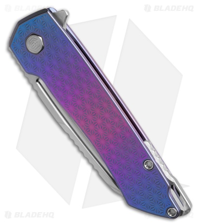 MachineWise Mojave Flipper Knife Midnight Fade Stars Ti (3.50" SW S90V)