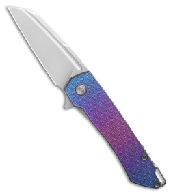 MachineWise Mojave Flipper Knife Midnight Fade Stars Ti (3.50" SW S90V)