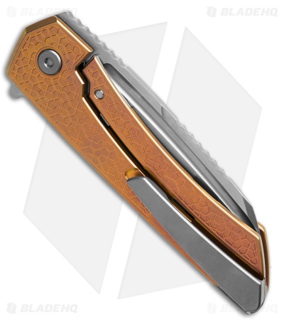 MachineWise Mojave Flipper Knife Rose Gold Turtle Ti (3.50" SW S90V)