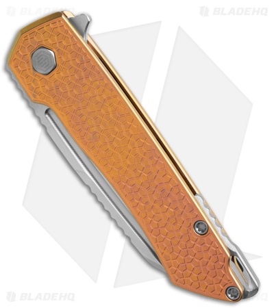 MachineWise Mojave Flipper Knife Rose Gold Turtle Ti (3.50" SW S90V)
