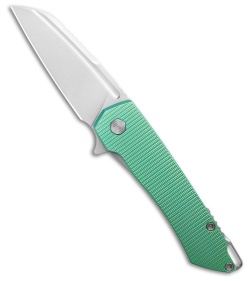 MachineWise Mojave Flipper Knife Sea Foam Green Grenade Ti (3.50" SW S90V)