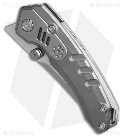 Maxace Blacklight-02 Frame Lock Knife Ti  (4.2" Satin) OM03-1-B