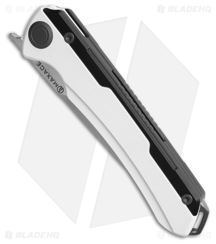 Maxace Kestrel Knife Aluminum/G10 White/Black