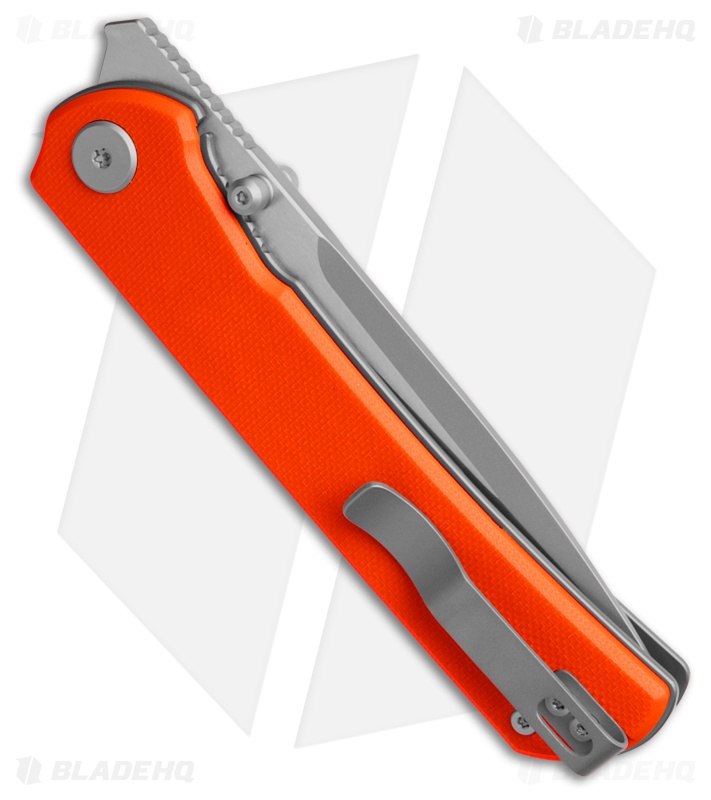 Maxace Knives Peregrine S Liner Lock Knife Orange G-10 (3.5" Satin)
