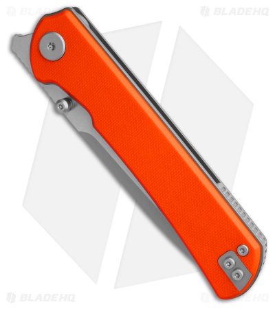 Maxace Knives Peregrine S Liner Lock Knife Orange G-10 (3.5" Satin)