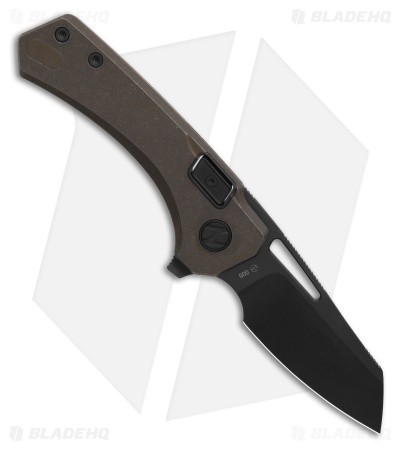 N.U.M.B. Knifeworks N5 The Silhouette LH Aged Bronze (2.62" DLC Satin)