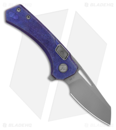 N.U.M.B. Knifeworks N5 The Silhouette LH Knife Ultra Violet (2.62" Darkwash)