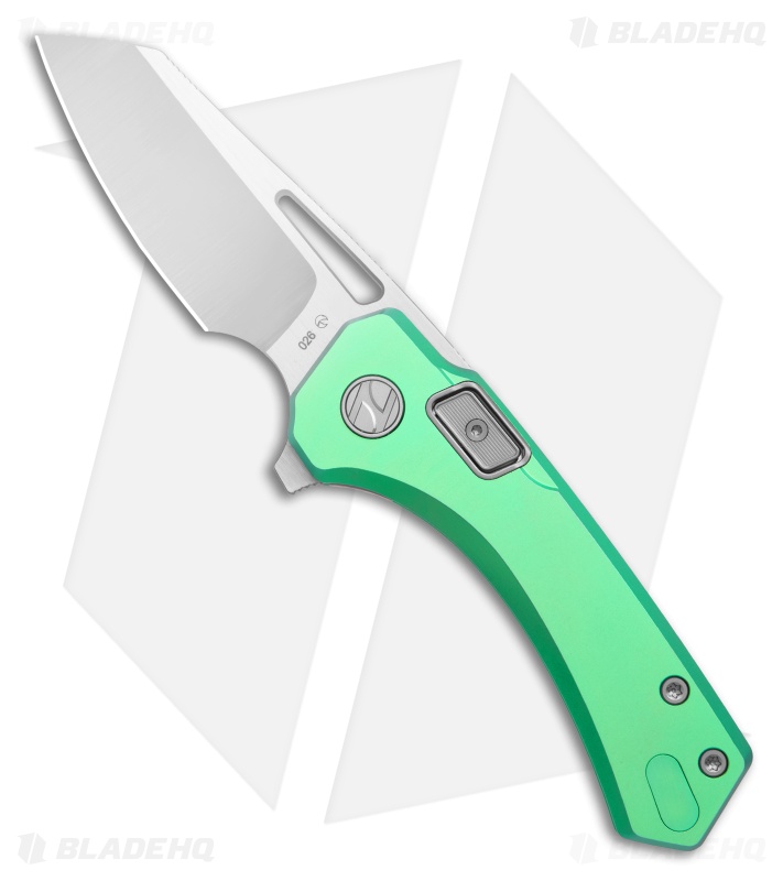 N.U.M.B. Knifeworks N5 The Silhouette RH Knife Aged Emerald (2.62" Satin)