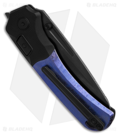 N.U.M.B. Knifeworks N7 The Cantilever PinchLOK Knife Amethyst Ti (3.25" DLC)