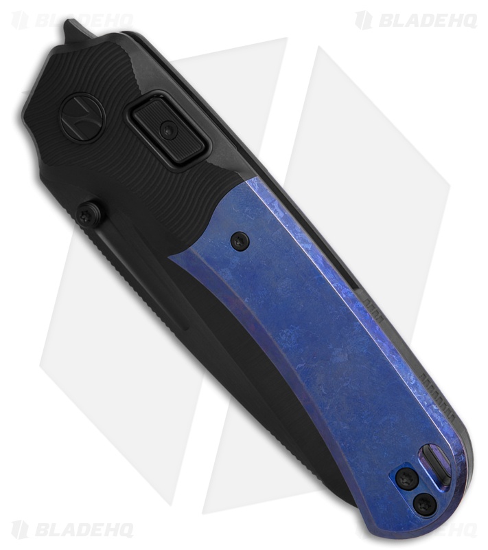 N.U.M.B. Knifeworks N7 The Cantilever PinchLOK Knife Amethyst Ti (3.25" DLC)