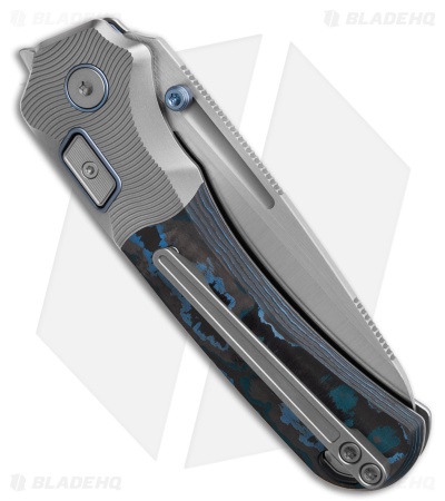 N.U.M.B. Knifeworks N7 The Cantilever PinchLOK Knife Arctic CF (3.25" Satin)
