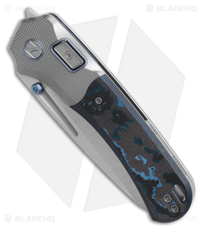 N.U.M.B. Knifeworks N7 The Cantilever PinchLOK Knife Arctic CF (3.25" Satin)