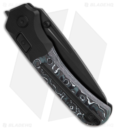 N.U.M.B. Knifeworks N7 The Cantilever PinchLOK Knife Monochrome CF (3.25" DLC)