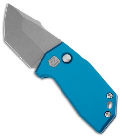 NCC Knives C.O.M.R.A.D.E. Auto Knife  Blue Aluminum (1.95&quot; Hand-Ground) | 203455