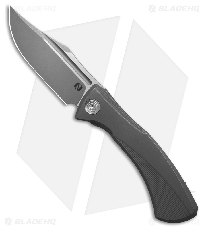 Null Knives Ghoul Liner Lock Knife Staticwash Titanium