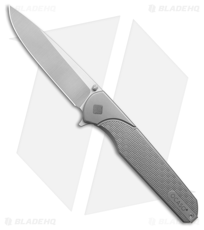 Ocaso Charter Frame Lock Knife Milled Titanium (3.25"Satin)