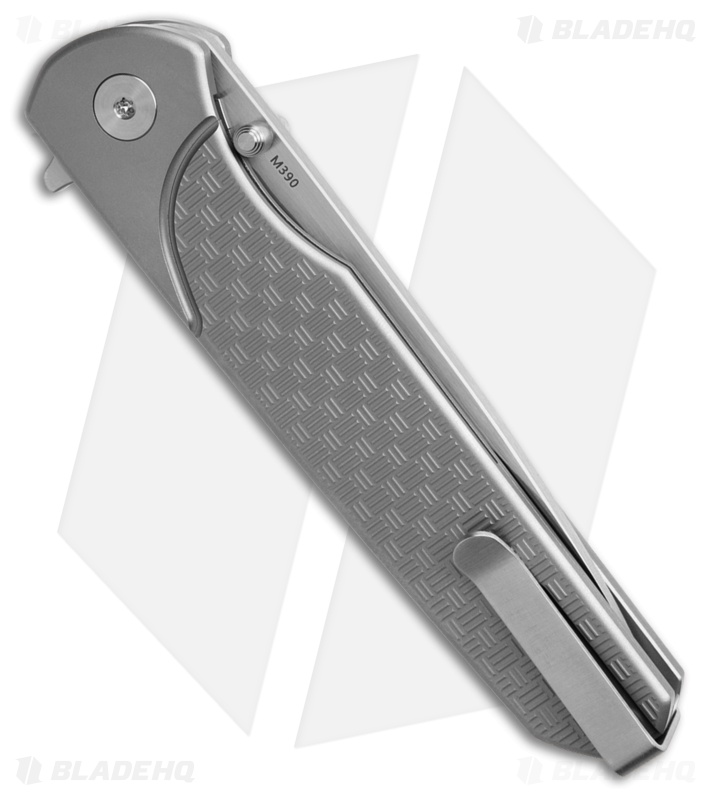Ocaso Charter Frame Lock Knife Milled Titanium (3.25"Satin)