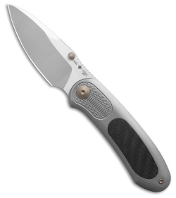 Ochs Worx Lontra EDX Frame Lock Knife Black Twill CF (3" Satin)