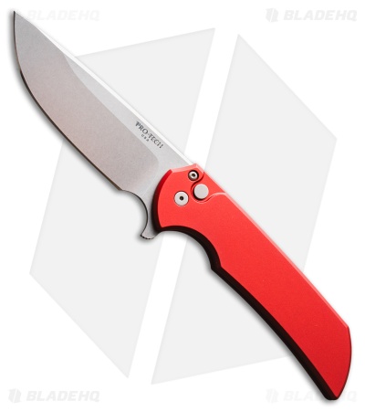 Pro-Tech Mordax Knife Red Aluminum 20CV SW
