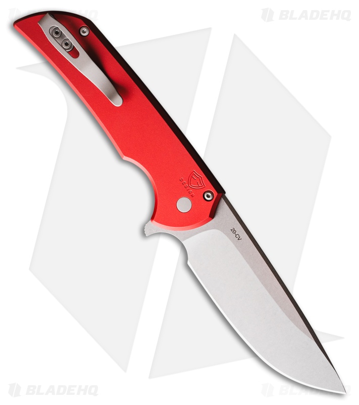 Pro-Tech Mordax Knife Red Aluminum 20CV SW