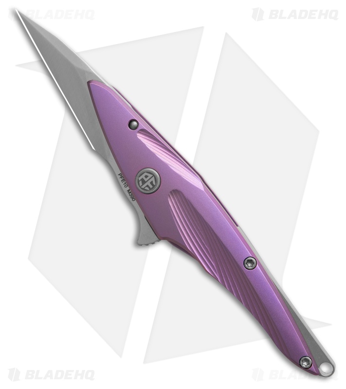 Petrified Fish Hummingbird Purple TI (Satin) - Blade HQ