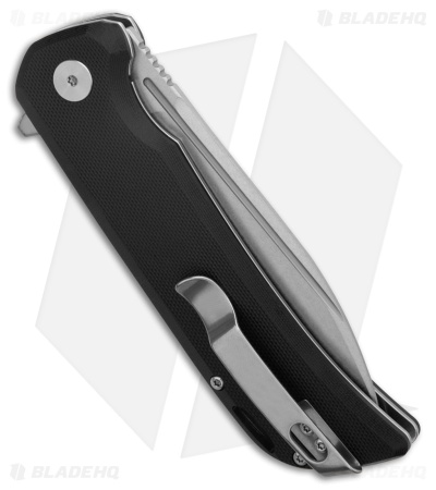 Petrified Fish Tunny Liner Lock Knife Black G-10 (3.9" SW) PFB05DW