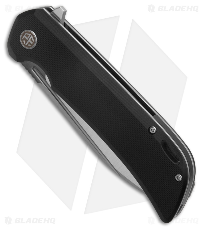Petrified Fish Tunny Liner Lock Knife Black G-10 (3.9" Satin) PFB05DS