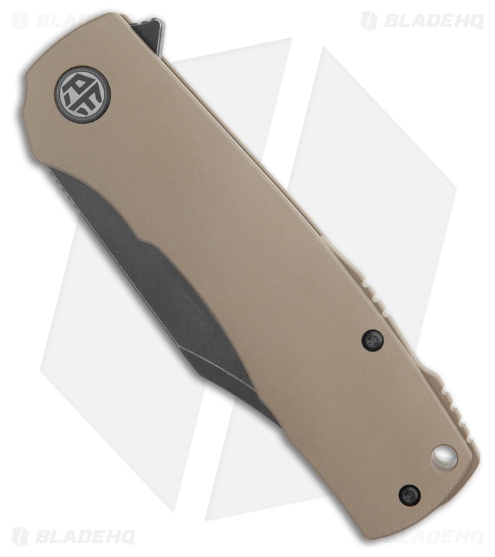 Petrified Fish Victor Liner Lock Knife Nanoceramic Aluminum (3.6" Black)