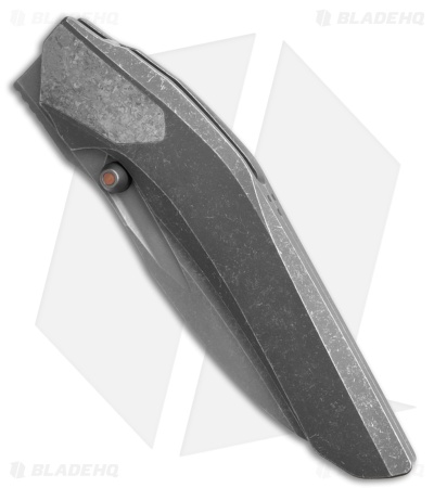 Poikilo Blade Odon Frame Lock Knife Titanium (3.5" Dark SW)