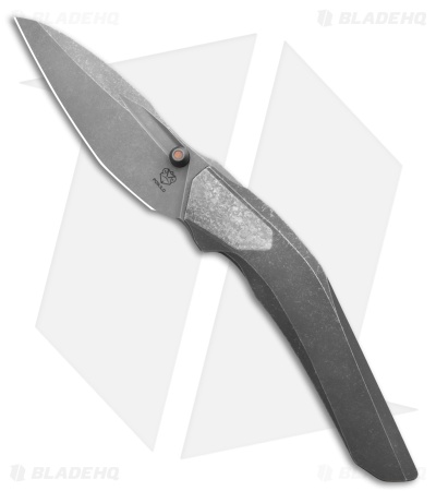 Poikilo Blade Odon Frame Lock Knife Titanium (3.5" Dark SW)