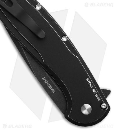 Pro-Tech Cambria 2 Knife Battle Worn Blk Al + TechnoCarbo Copper (3.5" DLC)