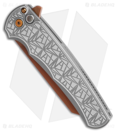 Pro-Tech Malibu Button Lock Knife Tumbled 17-4 Nexus (3.25" Copper Rose)