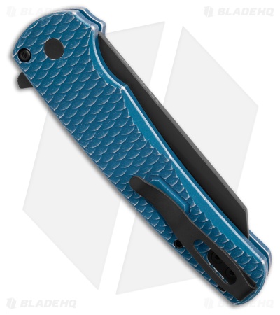 Pro-Tech Malibu Button Lock MagnaCut Knife Blue Dragon Scale Al (3.25" DLC)