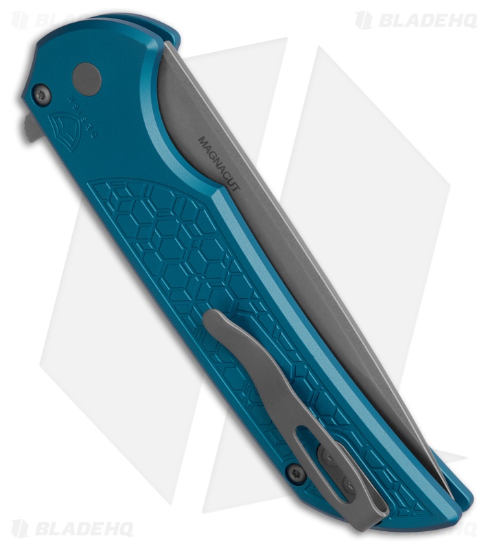 Pro-Tech Mordax Knife Blue Aluminum MagnaCut SW