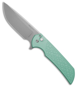Pro-Tech Mordax MagnaCut Button Lock Knife Gridlock Teal Blue Al (3.5" SW)