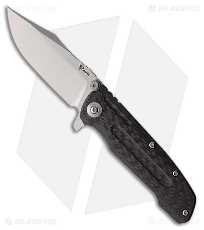Reate 9D-V2 Frame Lock Knife | Carbon Fiber/Ti | Stonewash