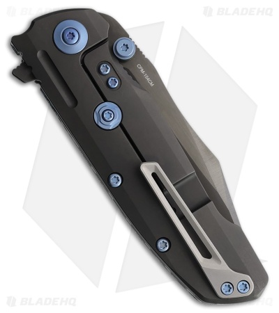 Reate Knives 9D-V2 Frame Lock Knife Black Ti/Frost FatCarbon (3.5" DLC)