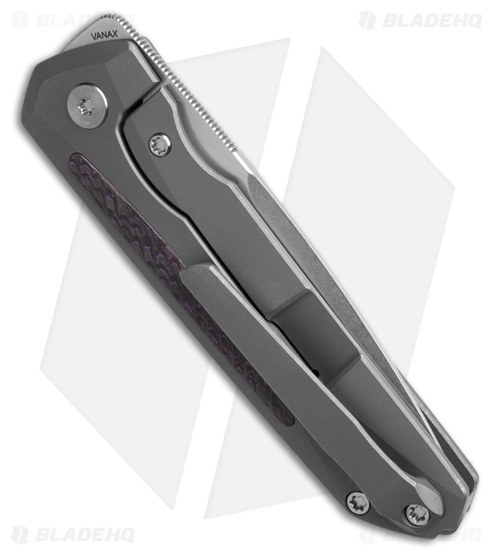 REK Sparrow Frame Lock Knife SW Titanium Purple Haze